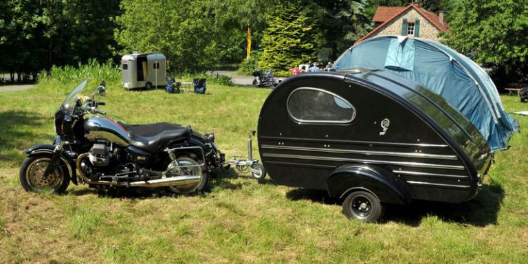 Motocicleta Camper: caravana de motocicletas para los que siempre están en la carretera
