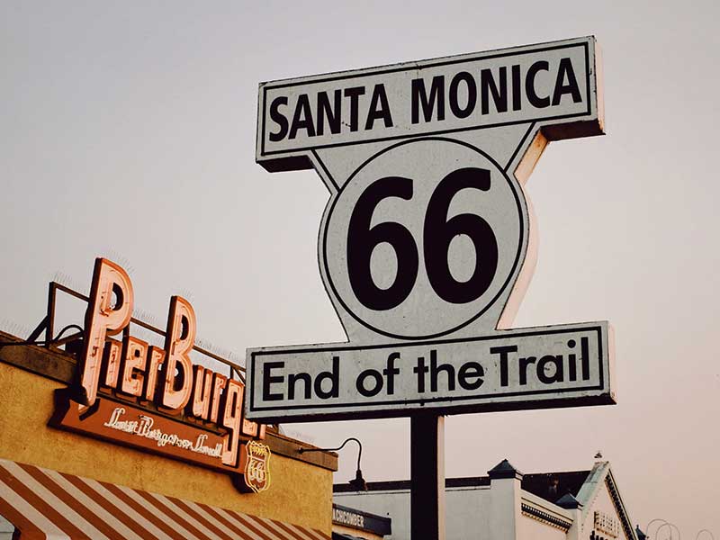 Ruta 66, Santa Monica Pier, Santa Monica, EEUU / Foto: Ann Kathrin Bopp (unsplash)